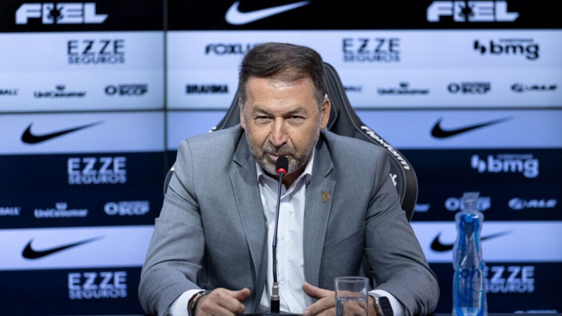 Augusto Melo descarta renúncia no Corinthians: “Não passa pela cabeça”