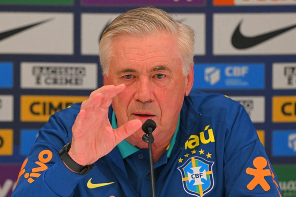 Ancelotti projeta estreia na seleção: 'Trabalhar sem a bola e ter criatividade com ela'