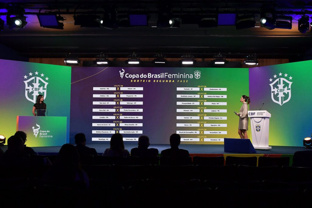 CBF sorteia os confrontos da segunda fase da Copa do Brasil Feminina