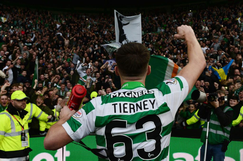 Celtic confirma o retorno de Kieran Tierney
