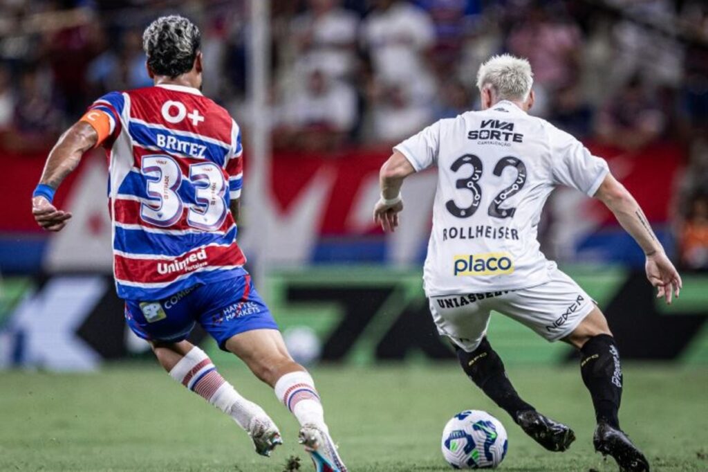 Fortaleza esboça reação com Pikachu, mas Rollheiser garante vitória do Santos no Castelão