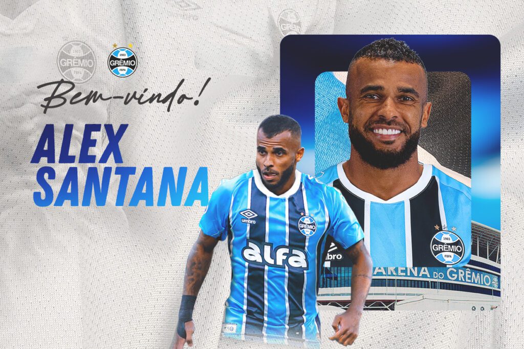 Grêmio confirma Alex Santana, emprestado pelo Corinthians