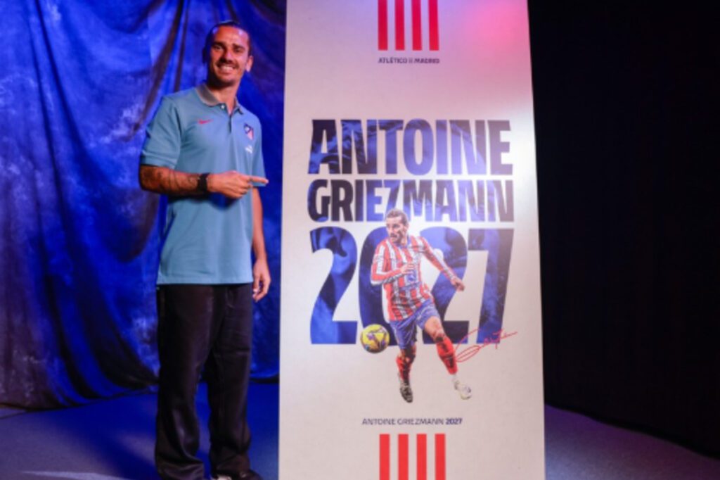Griezmann renova com o Atlético até 2027