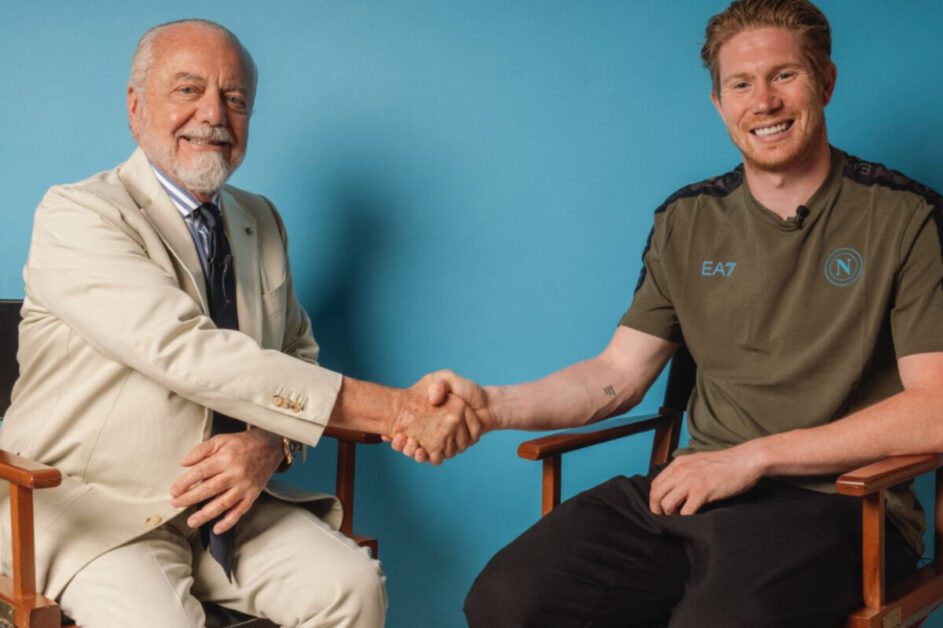 Oficial: De Bruyne assina com o Napoli