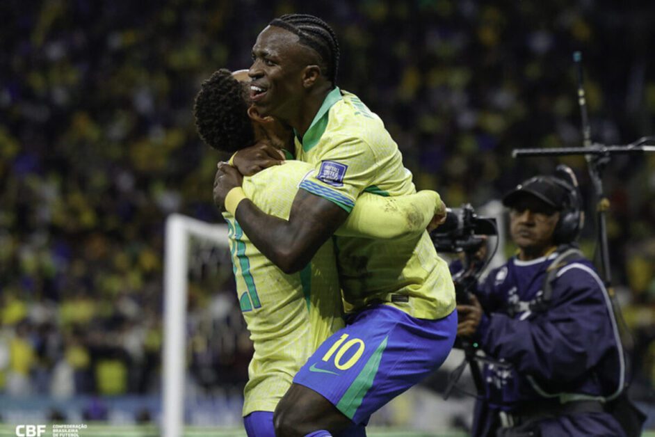 Vini marca, Brasil bate Paraguai e carimba vaga para a Copa