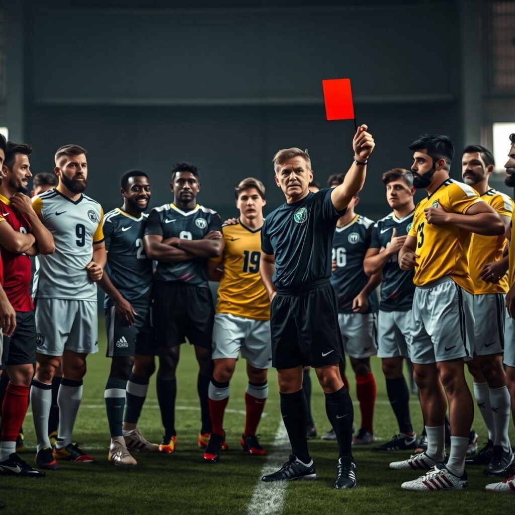 Maior número de cartões em uma partida: Curiosidades do Futebol Maior número de cartões em uma partida: Curiosidades do Futebol