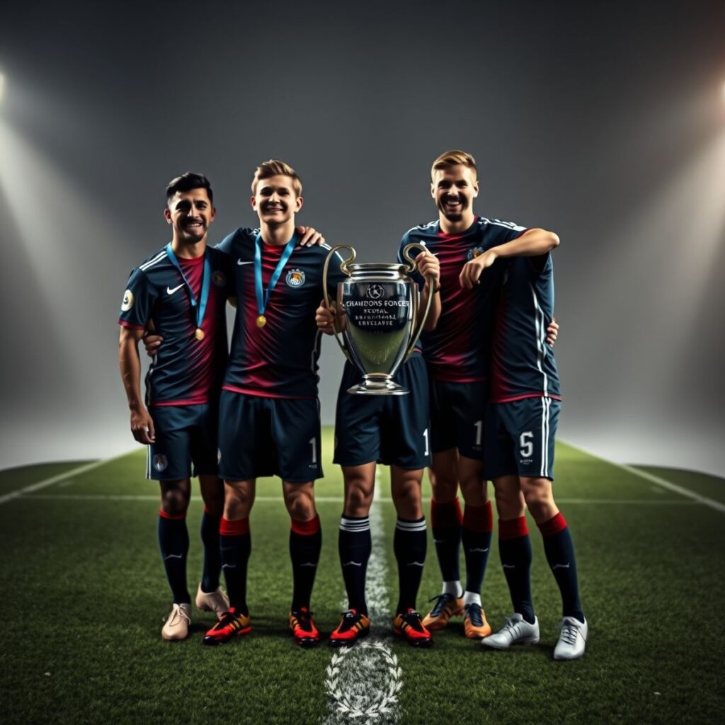 Jogadores que conquistaram a Champions League mais de uma vez Jogadores que conquistaram a Champions League mais de uma vez