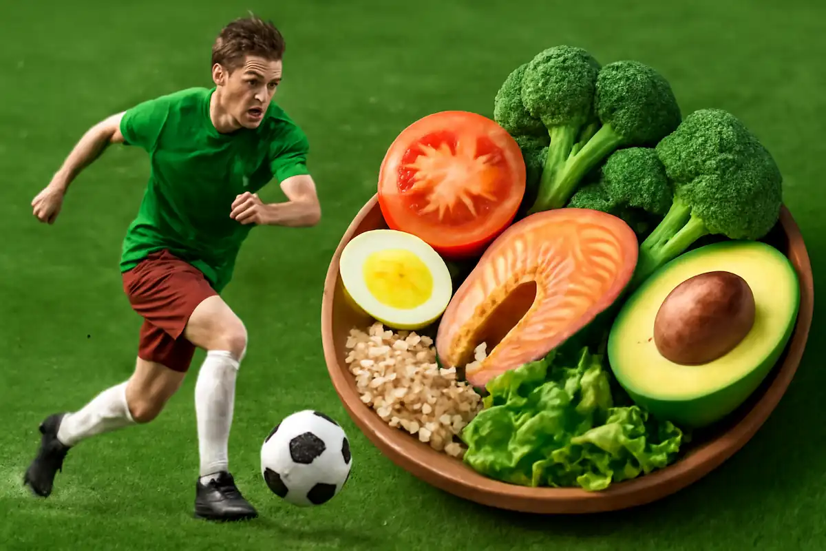 Alimentação de jogador de futebol