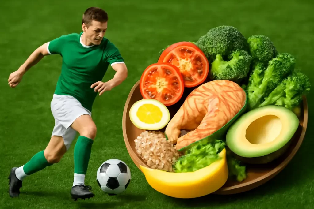 Alimentação do jogador de futebol