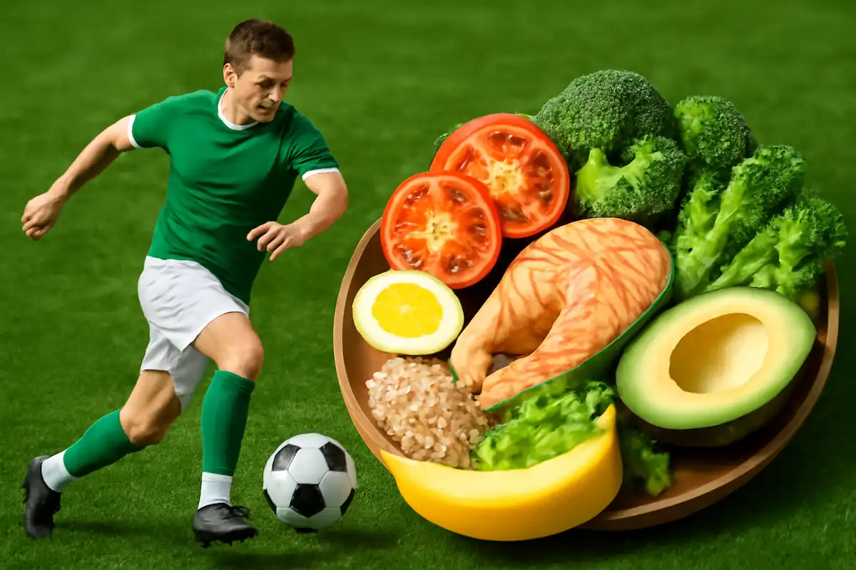 Alimentação do jogador de futebol