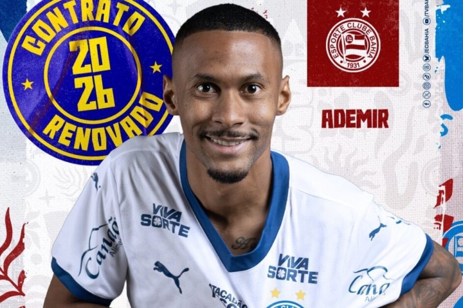 Bahia renova com Ademir por mais uma temporada