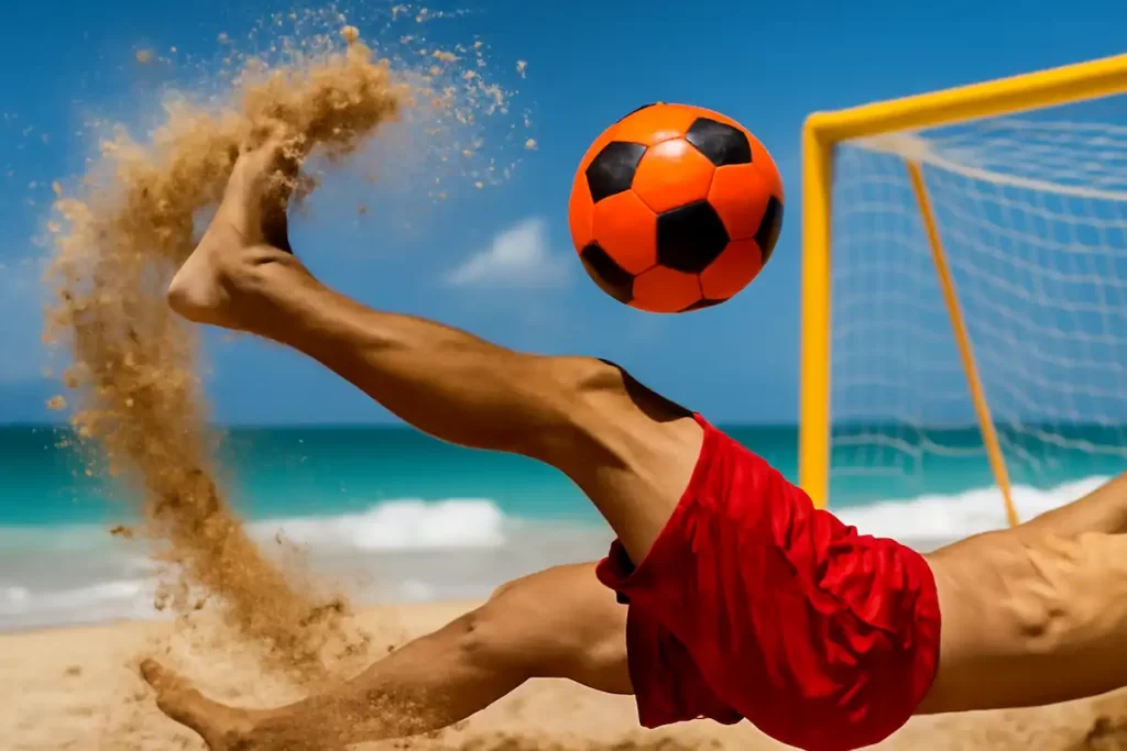 Benjamin futebol de areia