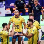 Brasil inicia VNL Masculina com vitória tranquila sobre o Irã