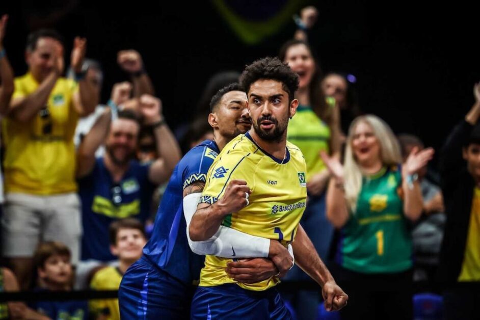 Brasil vira sobre Ucrânica e embala a segunda na VNL