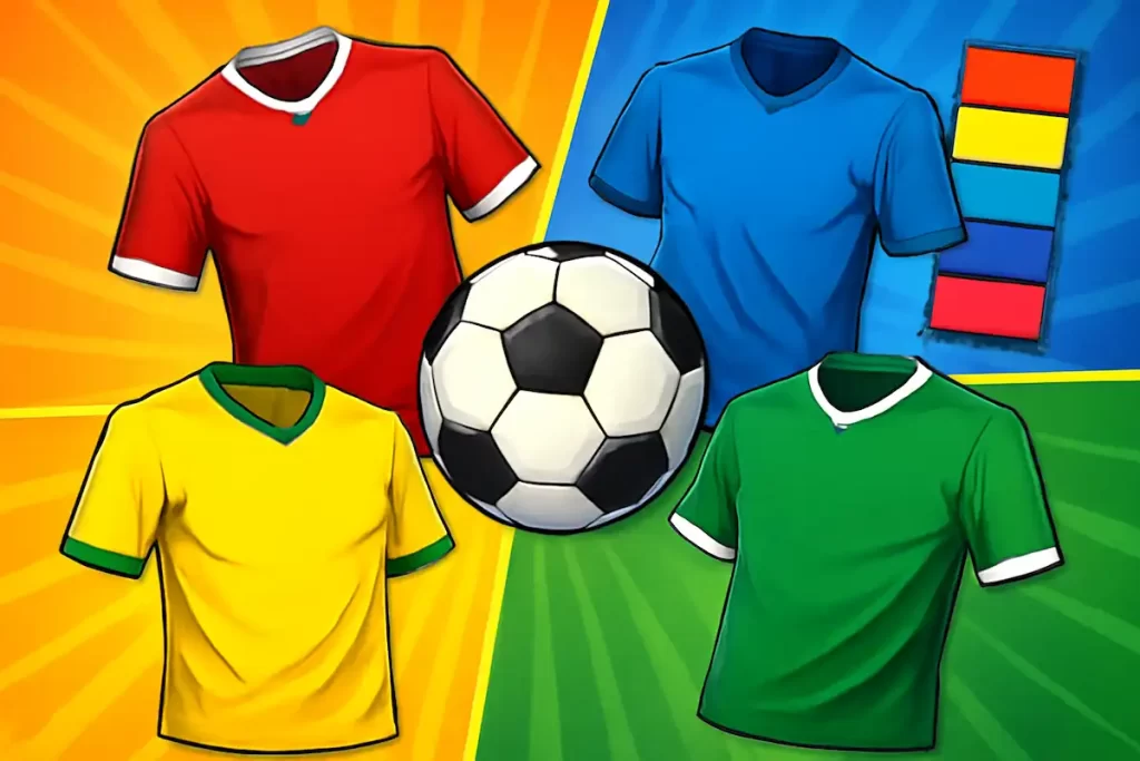 Cores de Uniformes de Futebol