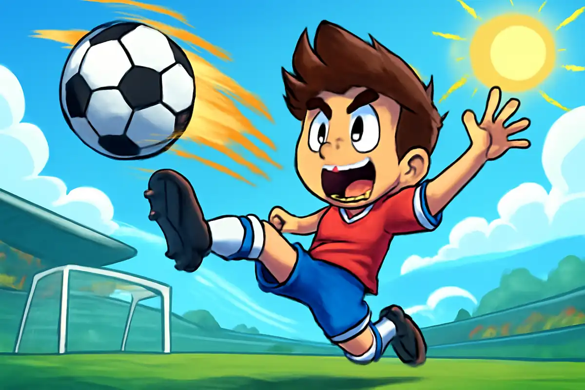 Desenho Animado sobre Futebol