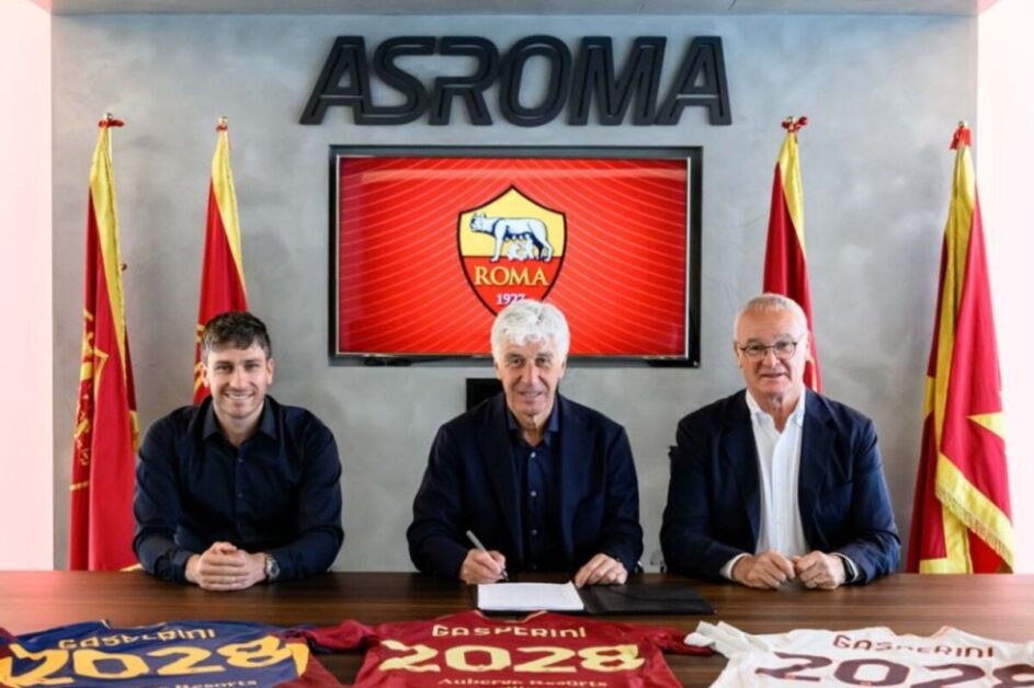 Ex-Atalanta, Gasperini é oficializado na Roma