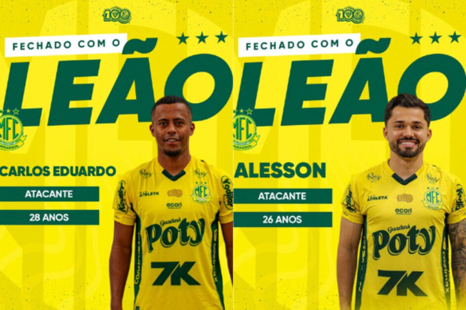 Mirassol anuncia dupla de reforços para o ataque