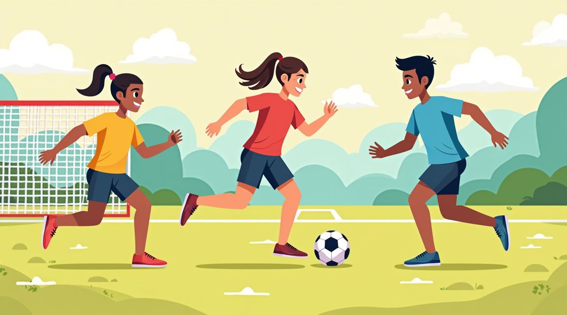 escolinha de futebol para meninas - Principais benefícios de escolinha de futebol para meninas ilustrados