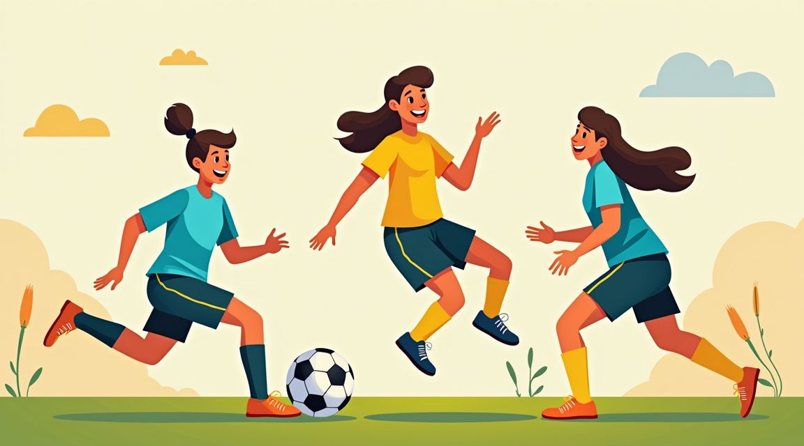 escolinha de futebol para meninas - Principais benefícios de escolinha de futebol para meninas ilustrados