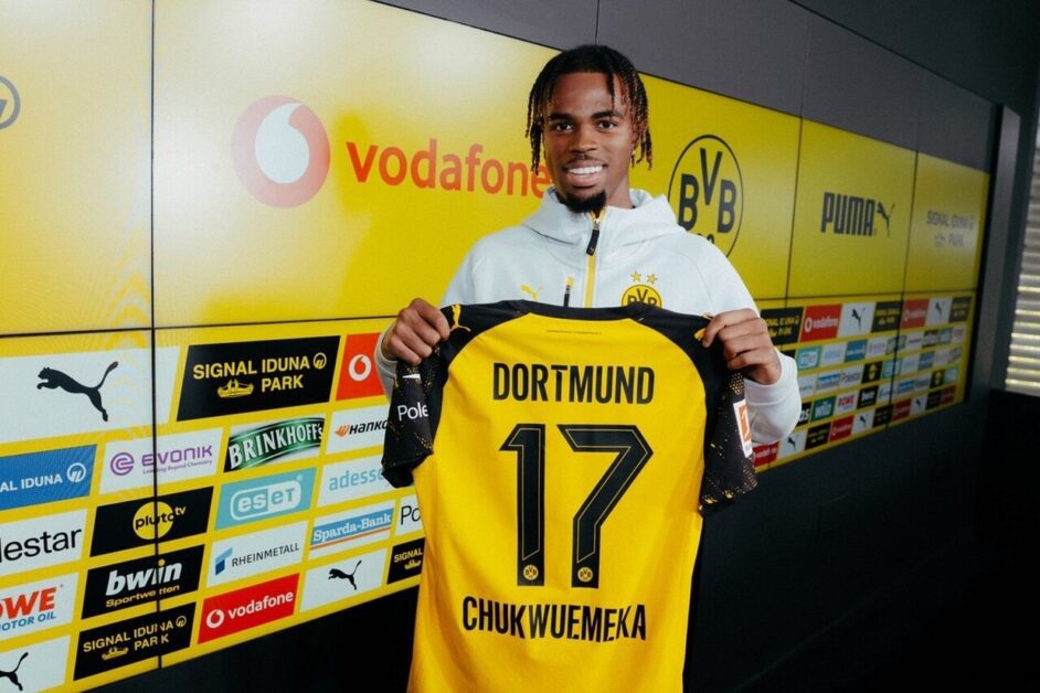 Borussia Dortmund concretiza transferência definitiva de Chukwuemeka
