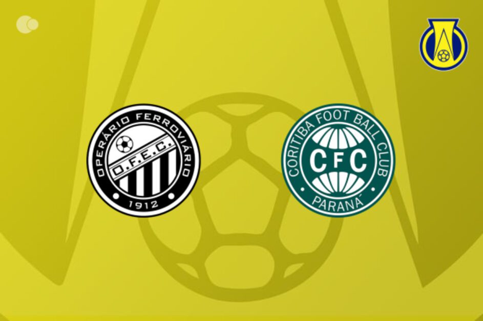 Operário marca cedo e vence o Coritiba, que perde chance de liderar Série B