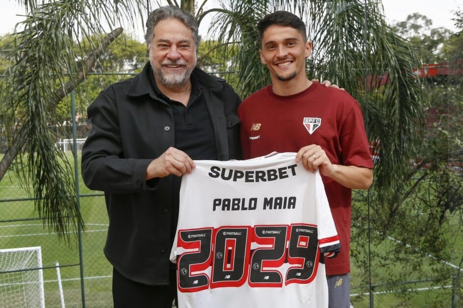 São Paulo e Pablo Maia acertam renovação até 2029