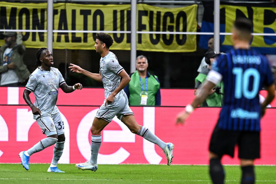 Udinese vira no primeiro tempo e bate a Inter fora de casa