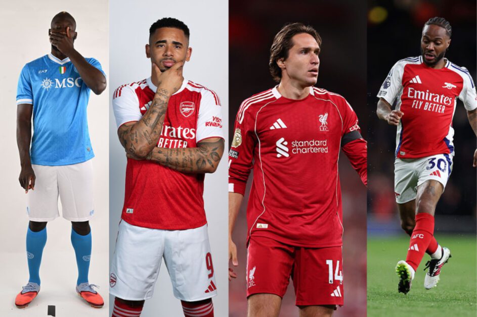 10 ausências na fase de liga da Champions