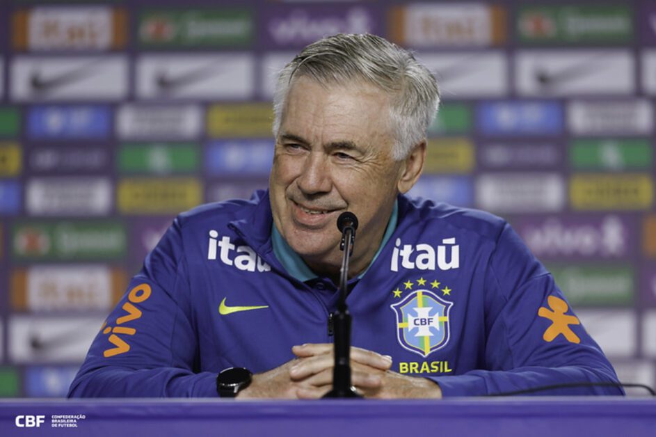Ancelotti diz que vai mudar a seleção para encarar a Bolívia