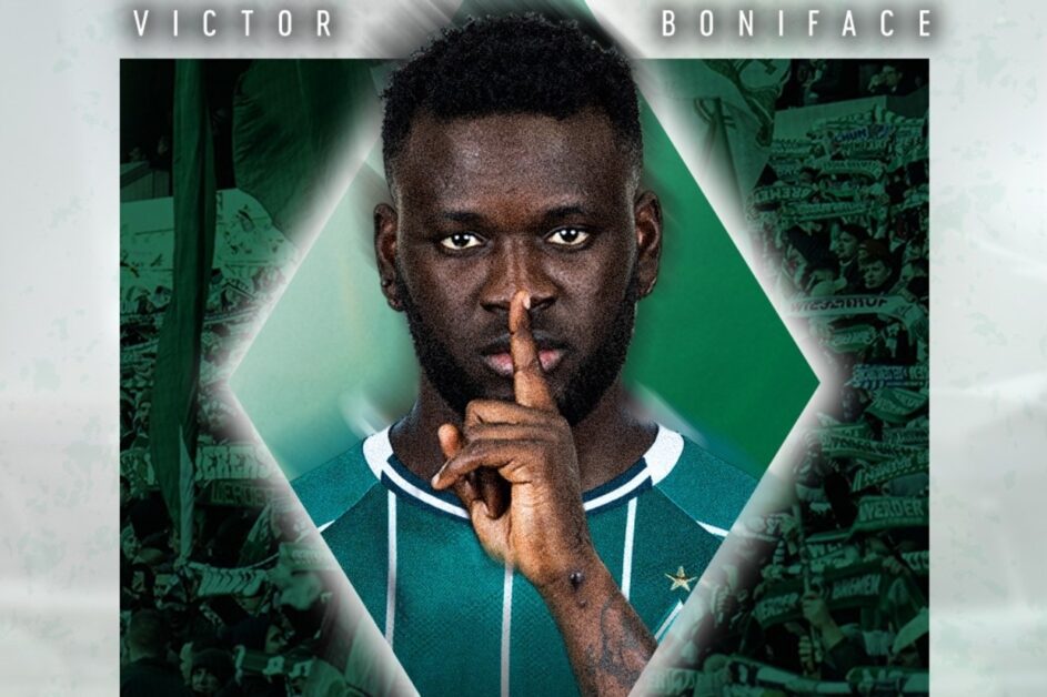 Após negociação frustrada com o Milan, Victor Boniface troca o Leverkusen pelo Werder Bremen
