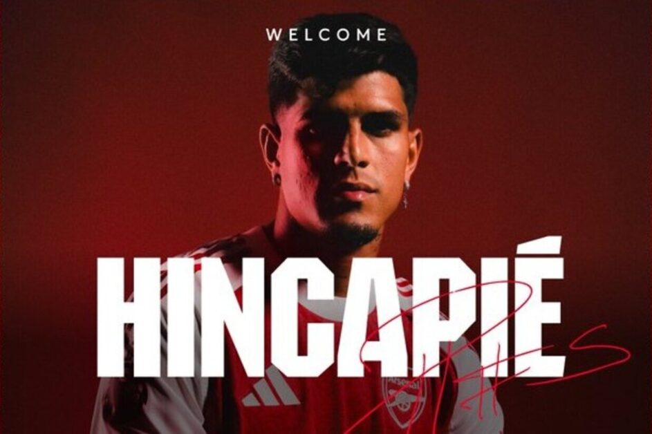 Arsenal anuncia a contratação de Hincapié