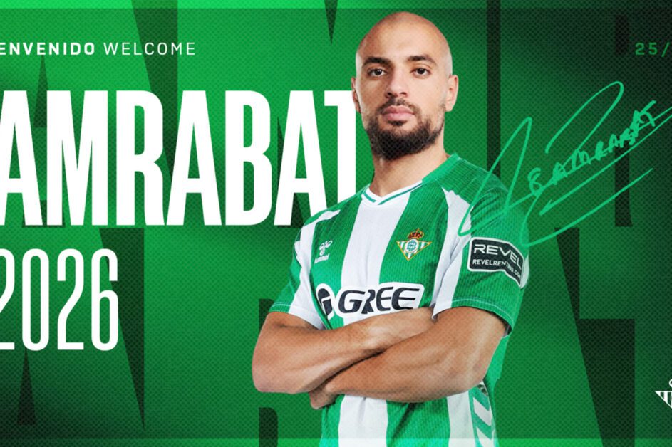 Depois de Antony, Betis anuncia contratação de Amrabat
