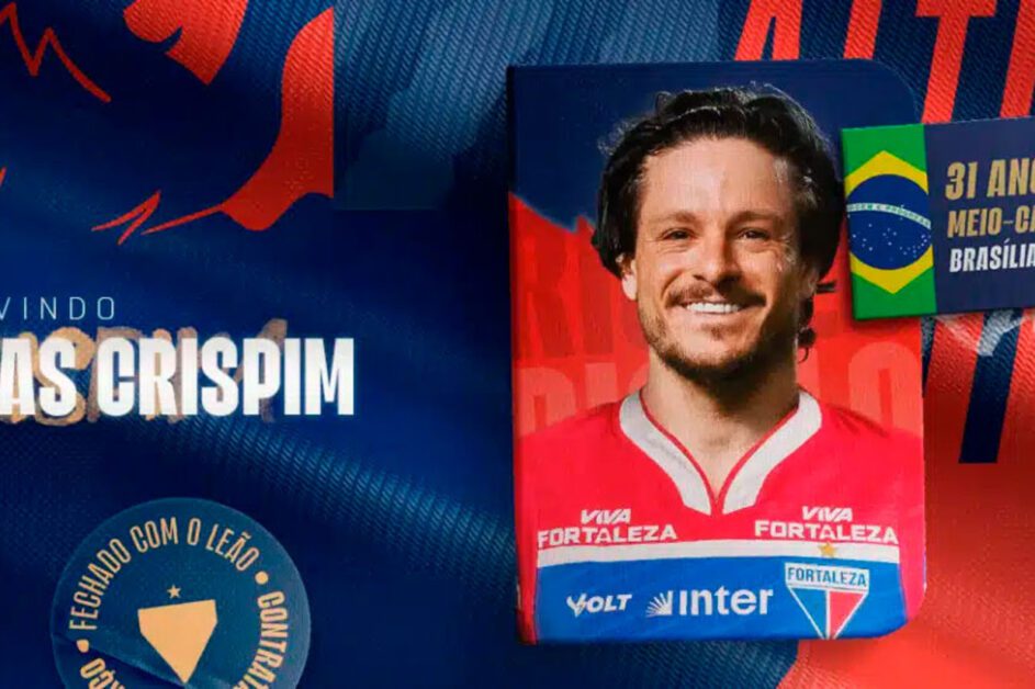 Fortaleza anuncia retorno de Lucas Crispim