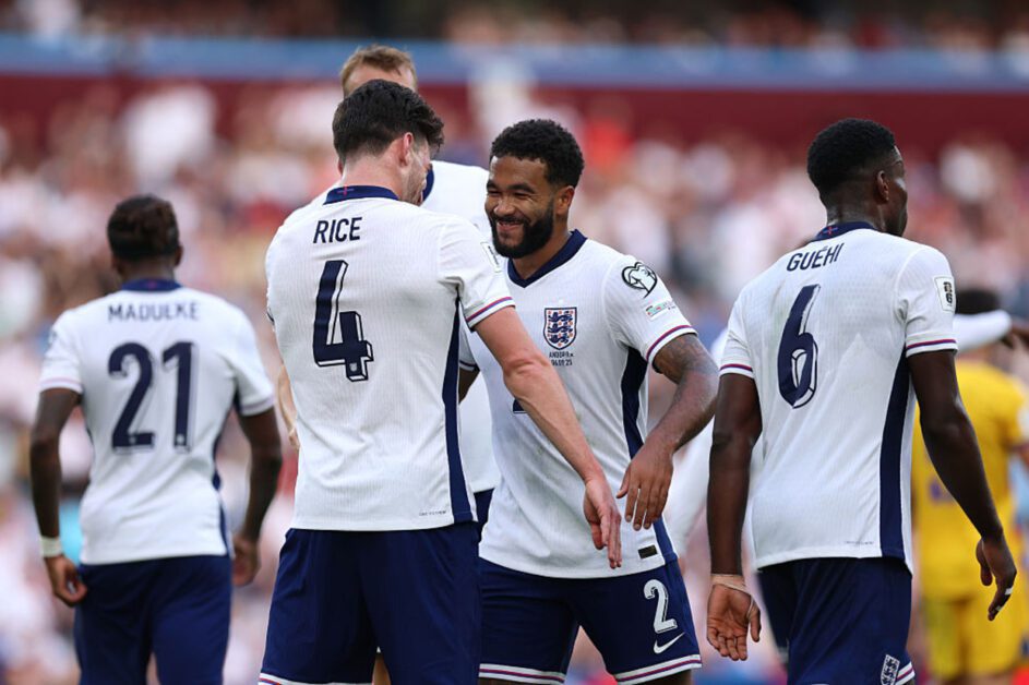 Inglaterra supera Andorra em casa e segue 100% nas Eliminatórias