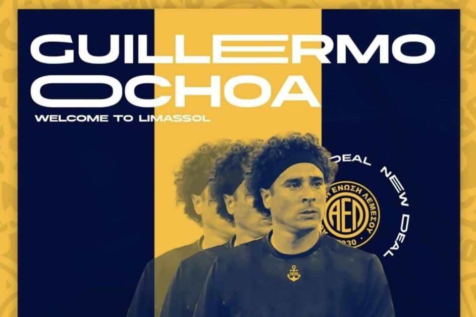Interminável Guillermo Ochoa confirma nova aventura no Chipre