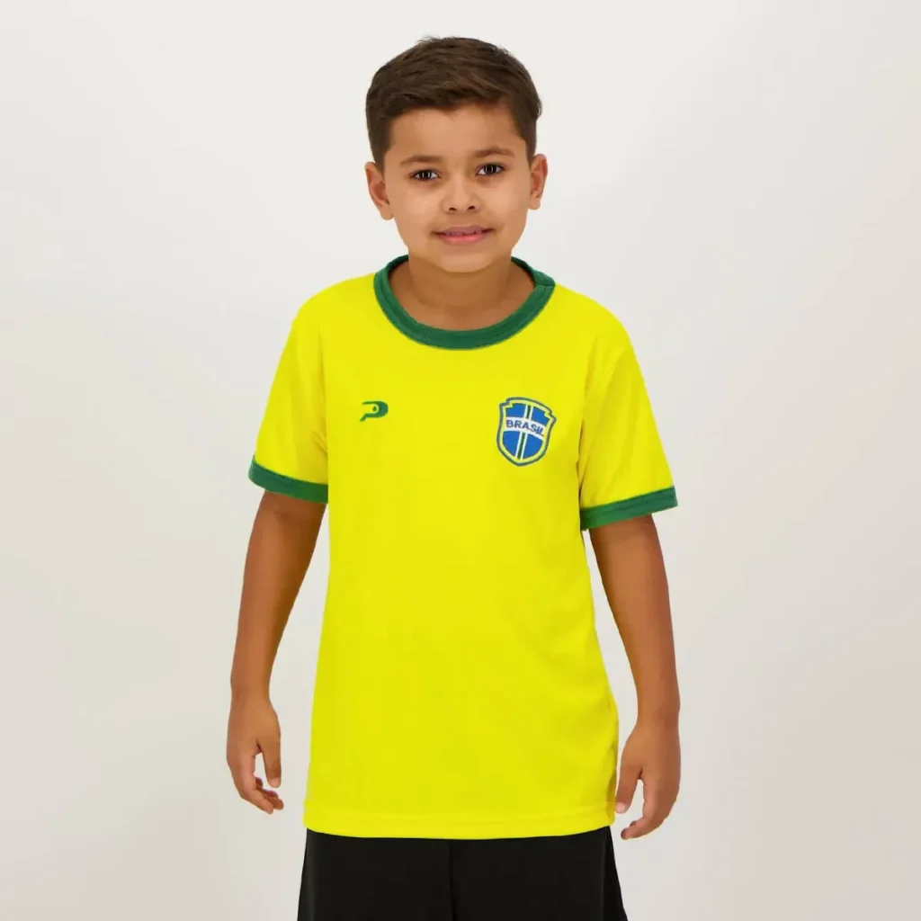 camisa seleção infantil