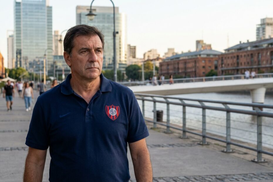 José Boto, executivo de futebol do Flamengo, em Buenos Aires