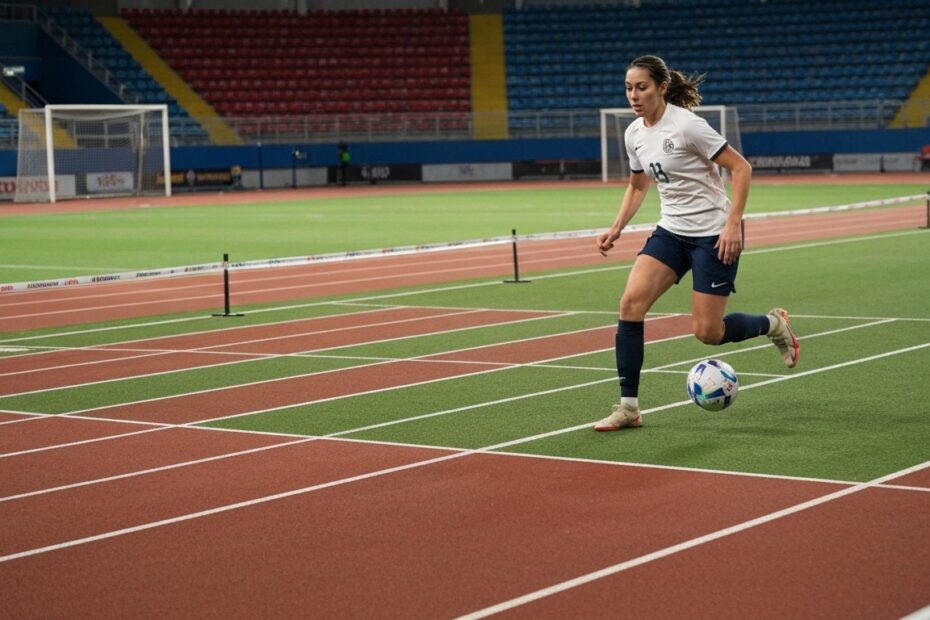 Comparação visual entre método situacional e método analítico no treino de futebol.