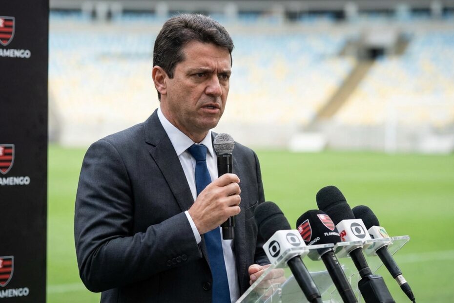 Luiz Eduardo Baptista, o Bap, presidente do Flamengo